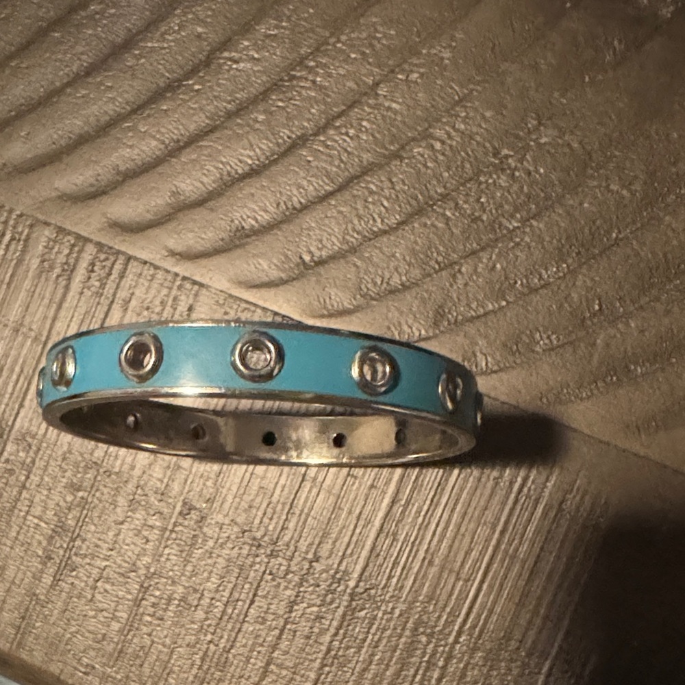 Coach Silver and Turquoise Bracelet
